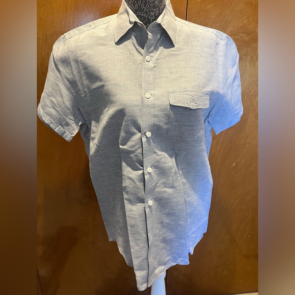 J Crew Baird McNutt Irish Linen Shirt Like New sz M